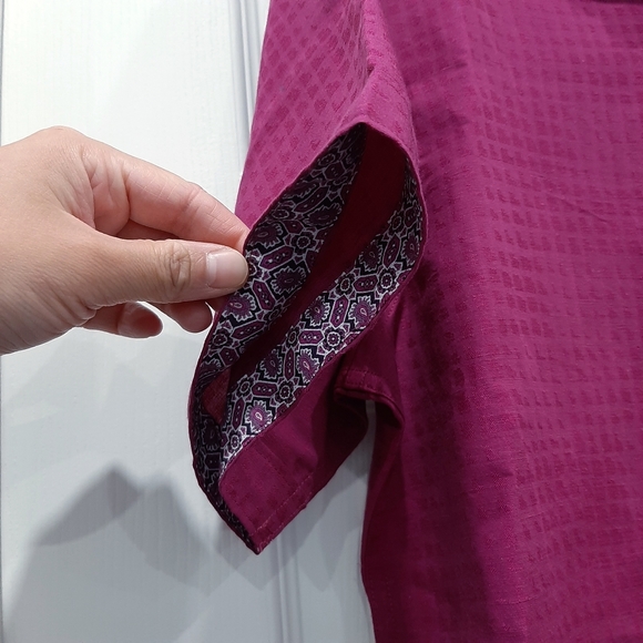 Robert Graham Briarwood Magenta Classic Fit Shirt - Picture 4 of 5